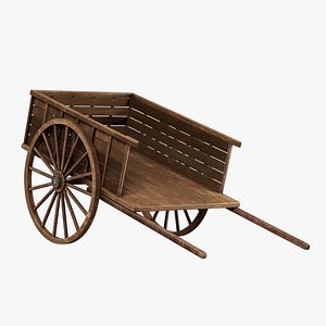 3D Medieval wagon