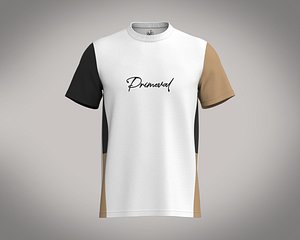 3D Tshirt-Primeval in White