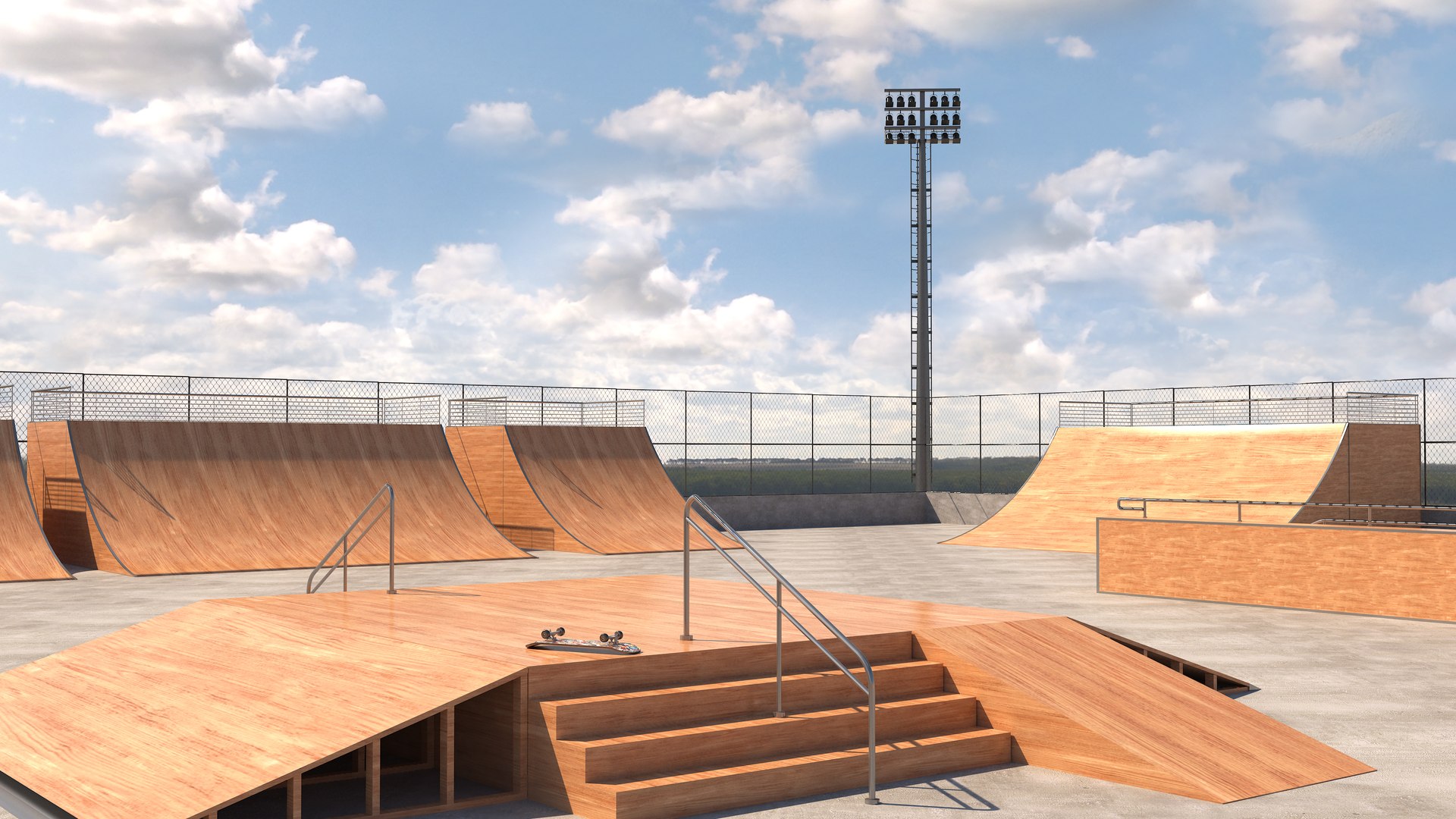 Skate Park Collection 3D model https://p.turbosquid.com/ts-thumb/ba/MZC6yK/Sp/skatepark8/jpg/1721499383/1920x1080/fit_q87/7efae55b3e12e0d32855e2bed065dc91d2ee62bd/skatepark8.jpg