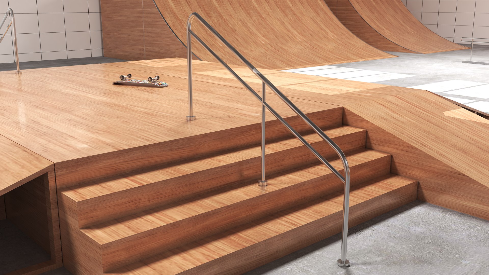 Skate Park Collection 3D model https://p.turbosquid.com/ts-thumb/ba/MZC6yK/vl/skateparkwarehouseinterior13/jpg/1721499710/1920x1080/fit_q87/4d78c372c4d1198e65bb4883fa4a1d35d92d646b/skateparkwarehouseinterior13.jpg