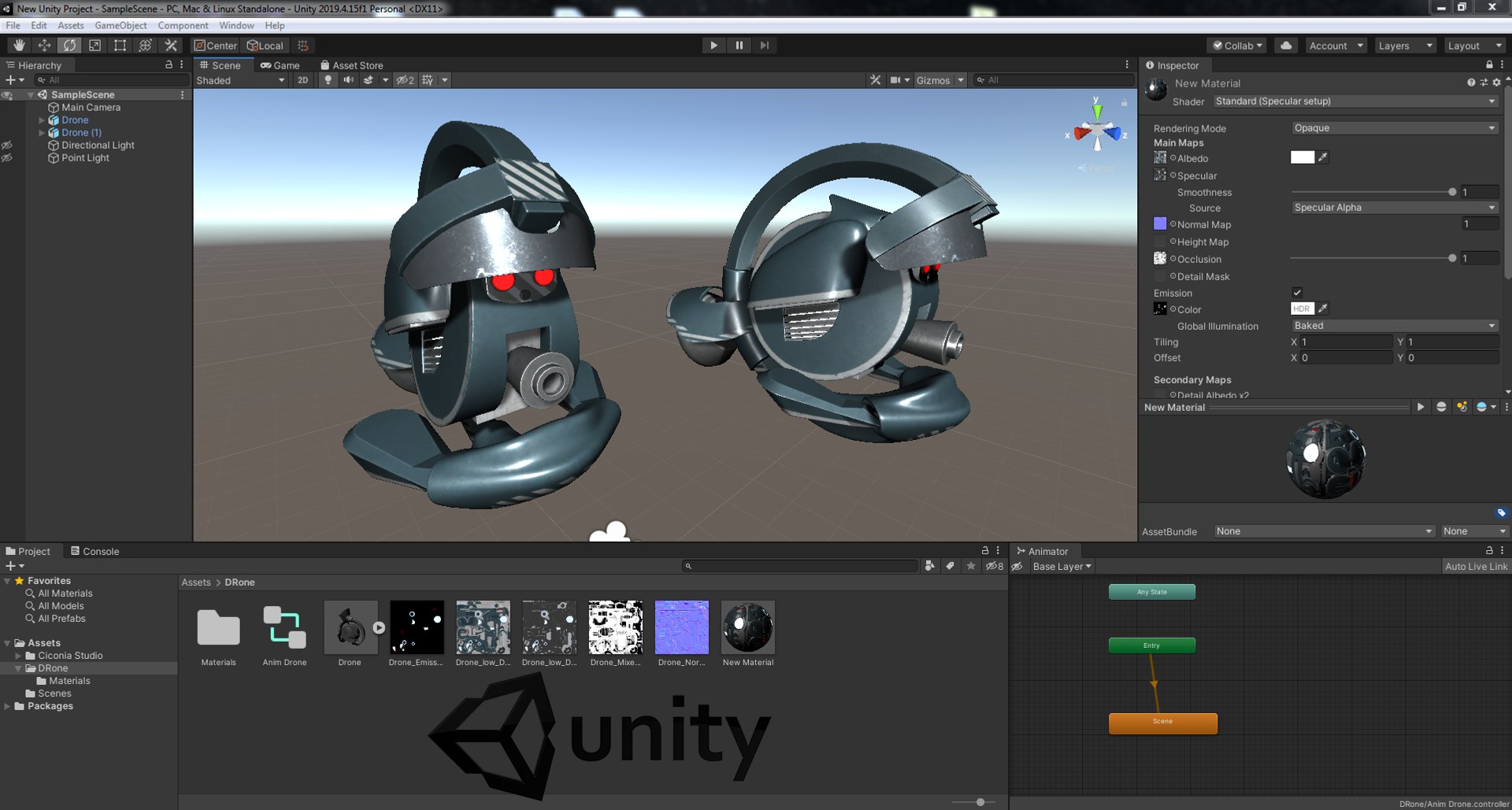 drone sci fi 3D model https://p.turbosquid.com/ts-thumb/ba/Pi8FNG/Gi/14.unity/png/1611078081/1920x1080/fit_q87/1c787ab93ebdc983cb03f5dd9c6d2df541e4e73b/14.unity.jpg
