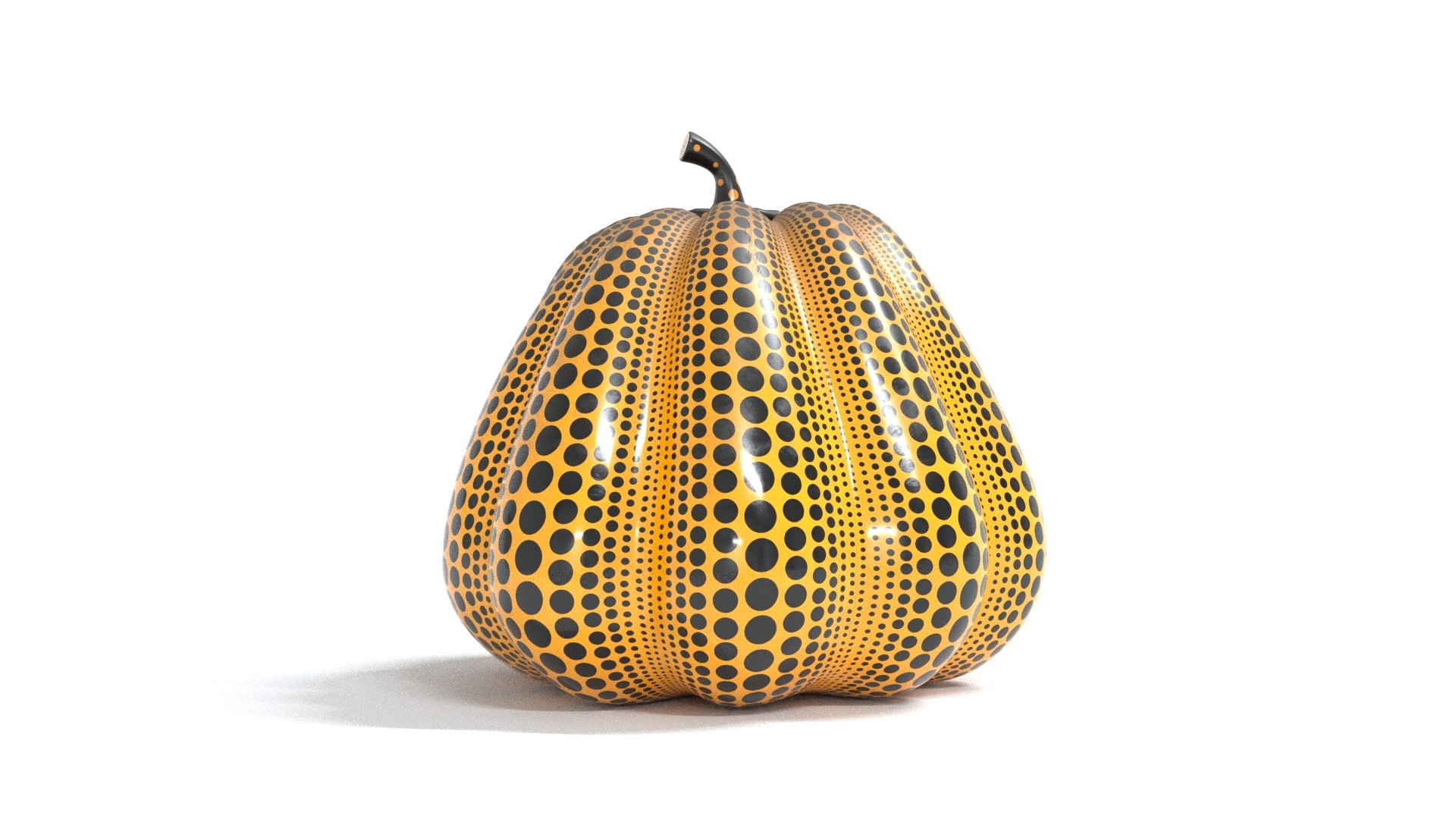 3D Abstract Pumpkin Sculpture 4k Pbr Model - TurboSquid 2297360