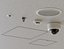 Low Poly Ceiling Access Hole Speaker Camera Fire Alarm Sprinkler