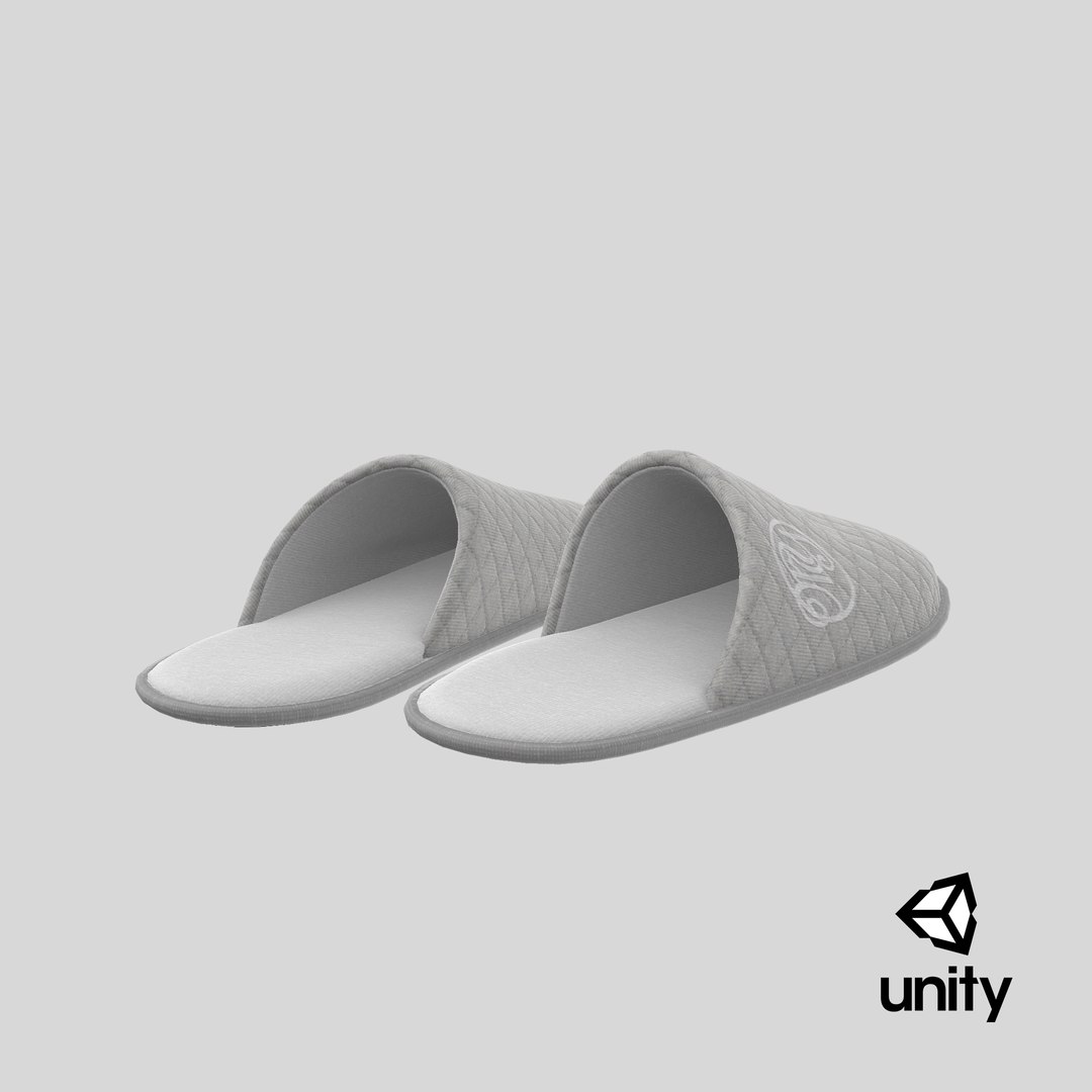 realistic house slippers 3D model https://p.turbosquid.com/ts-thumb/ba/dCZ9jt/VjmS55OP/stemcell_unity_render/png/1594208501/1920x1080/fit_q87/6c361fc3598f97390503e9521ecc7bad91c11599/stemcell_unity_render.jpg