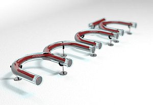 mn letters glass tube 3D model