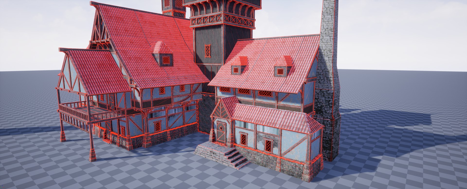 Modular Fantasy Medieval House - GameReady model https://p.turbosquid.com/ts-thumb/ba/ktPCjW/Fi/wireframe2/png/1684843165/1920x1080/fit_q87/59386d4de72a190362ac9e1d09bcce30ac894d73/wireframe2.jpg