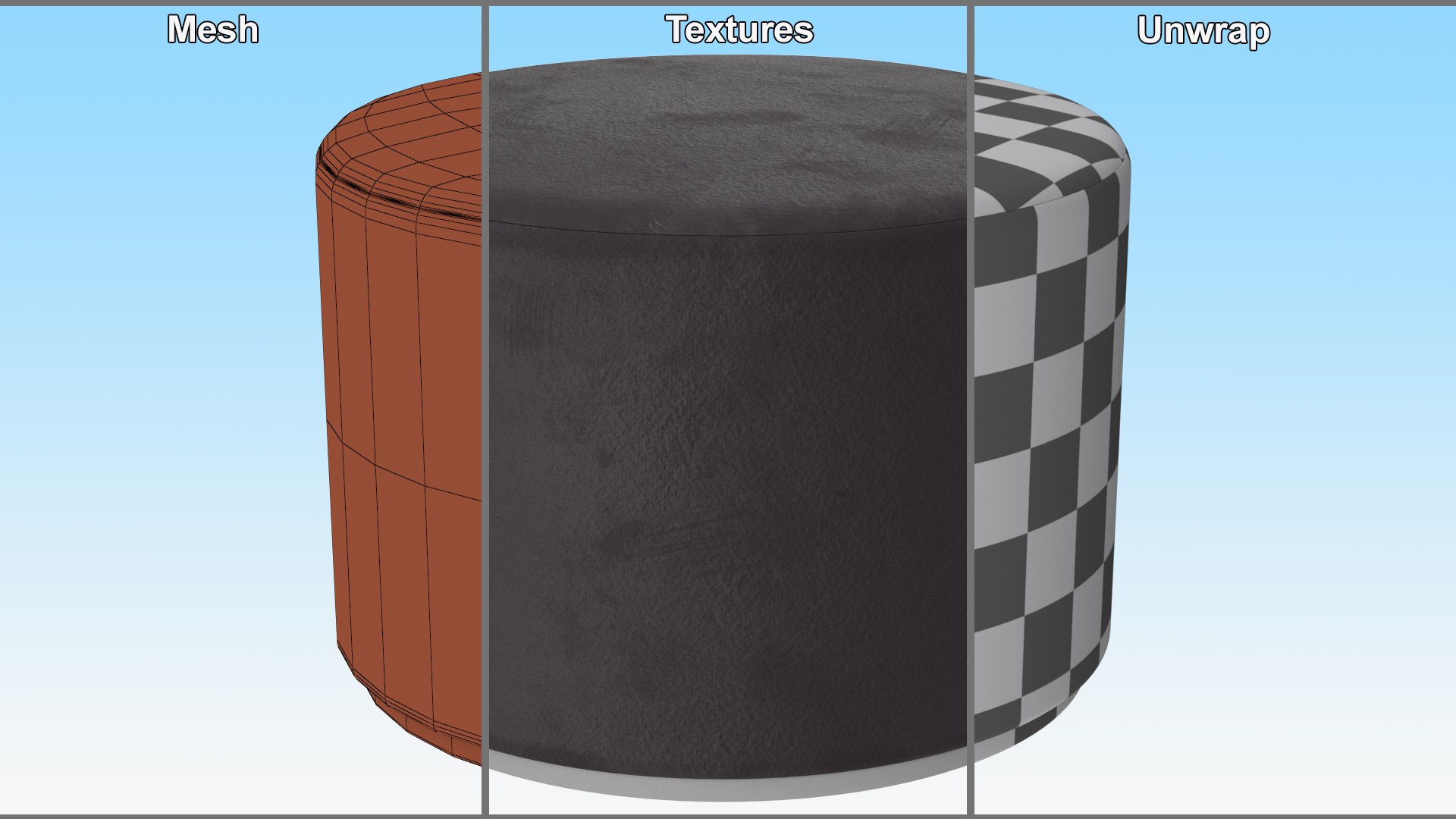 Round Fabric Ottoman Footstool 3D model https://p.turbosquid.com/ts-thumb/ba/lRgSJ7/tP/roundfabricottomanfootstool3dsmodel013/jpg/1717301096/1920x1080/fit_q87/c6137484e48cd5e62aba9be857322845596c6032/roundfabricottomanfootstool3dsmodel013.jpg