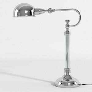 realistic newton table lamp 3d model