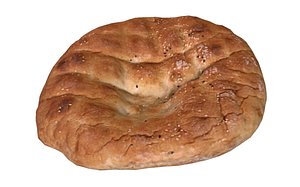 3D turkish bread pita