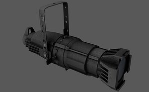 Source 4 Theatre Light LOW POLY Textured