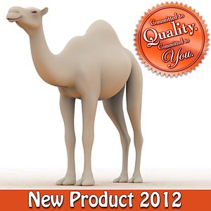 3d camel modeled model
