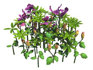 3D small plant - mountain