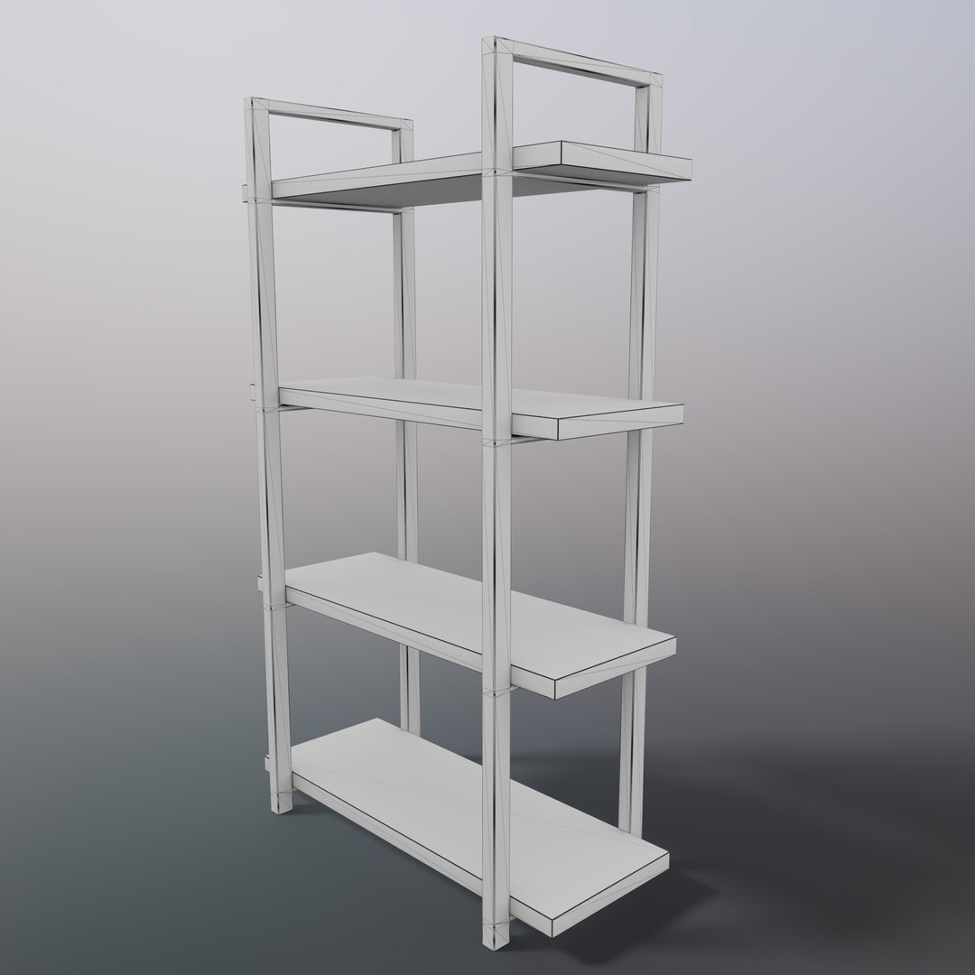 3D model bookshelf - TurboSquid 1353592