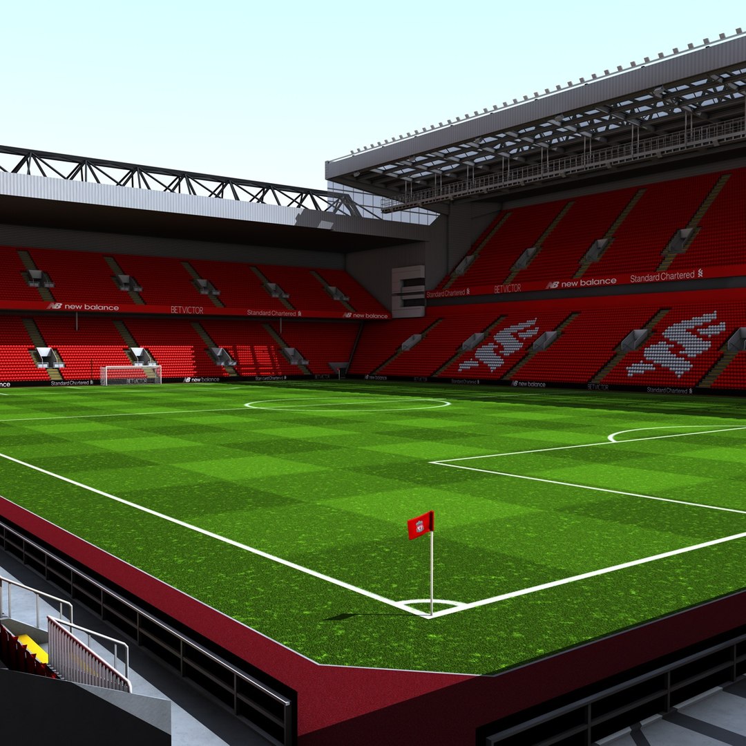 Anfield Stadium 3d Model