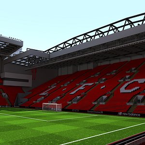 Anfield Stadium (Updated new Main Stand 2017)