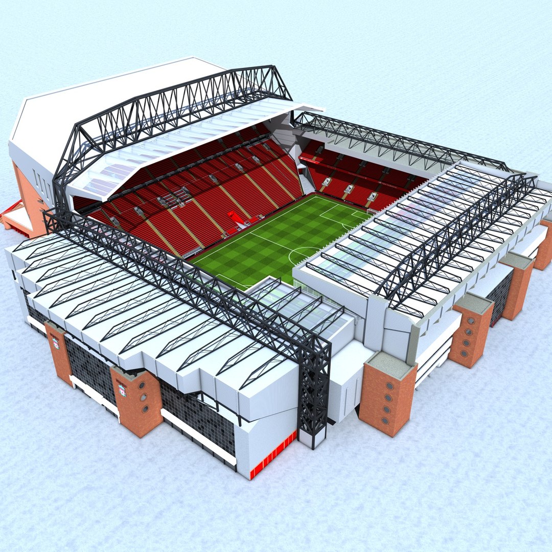 anfield stadium 3d model