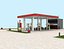 Total France Gasoline Station High Detail