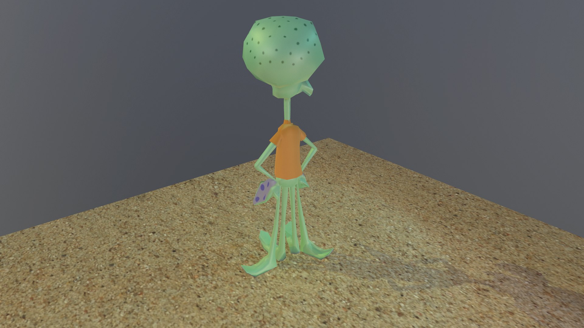 3D Squidward Tentacles Calamardo Spongebob Squarepants - TurboSquid 1178204