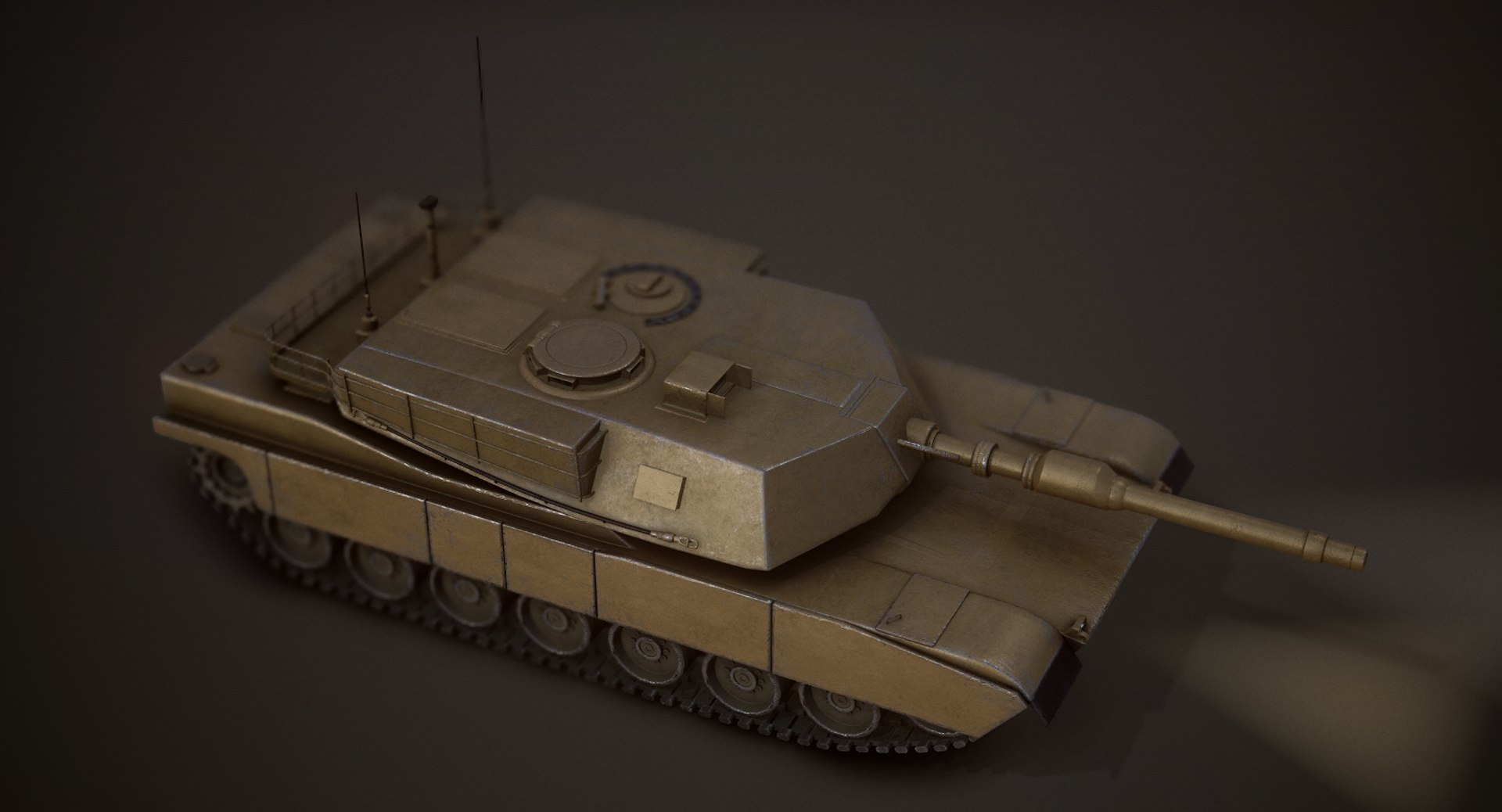 3D m1a2 abrams tank model - TurboSquid 1422785