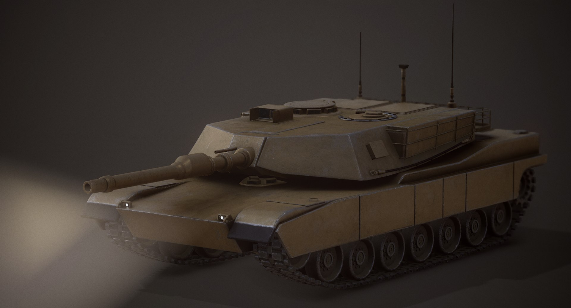 3D m1a2 abrams tank model - TurboSquid 1422785