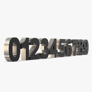 Metal Cut Numbers