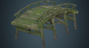 3D plank bridge 1c model