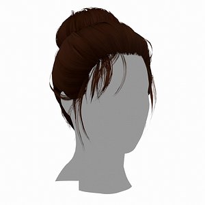 Messy Bun Hairstyle - Classic Hair 5