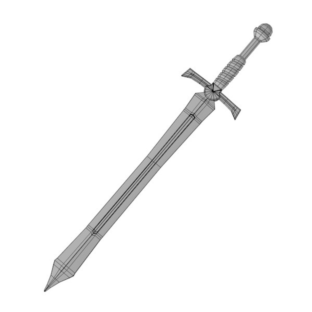 3d Model Sword