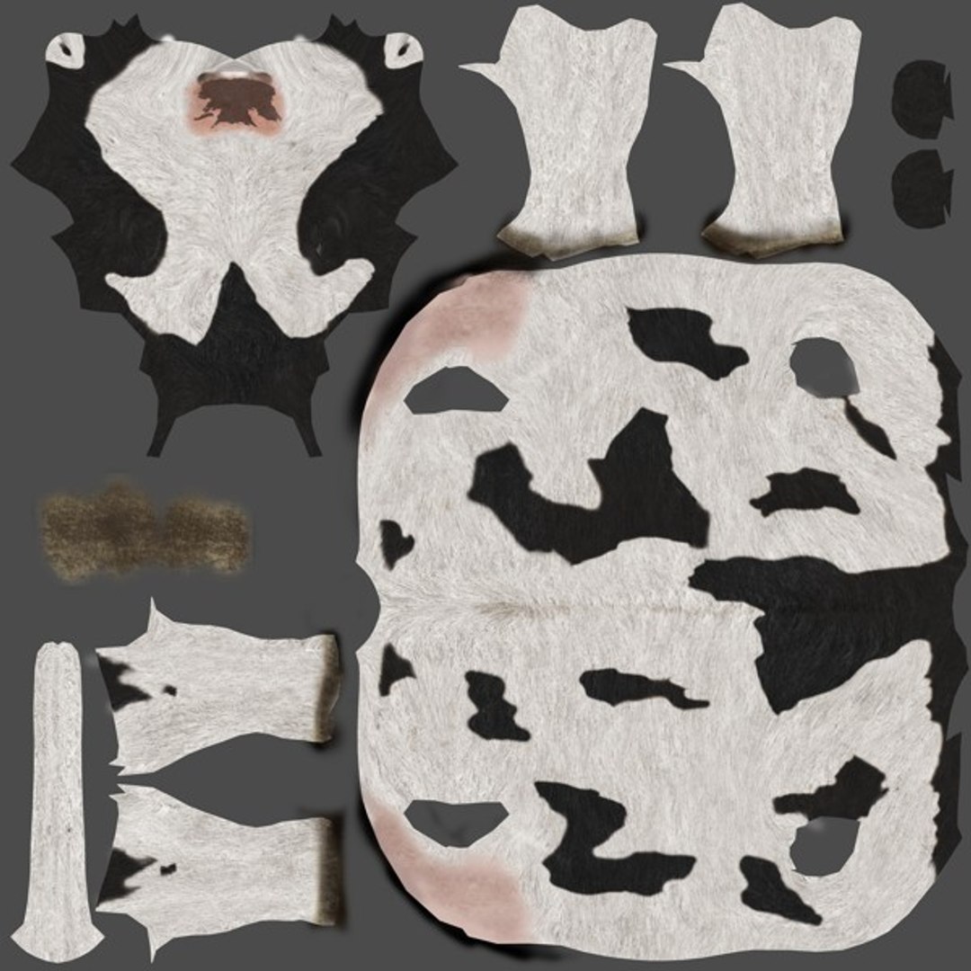 Cow Animal Realistic 3d Model