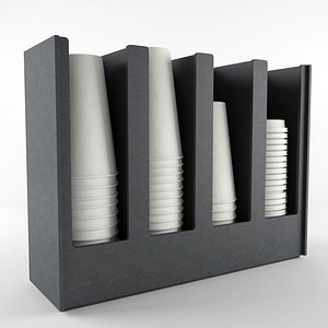 Compartment Coffee Condiment Holder