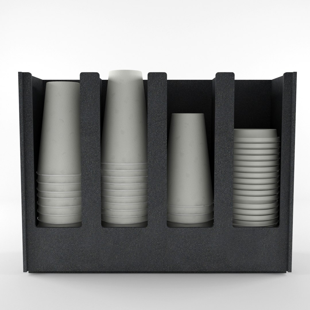 Coffee Condiment Organizer - Model 2 3D model