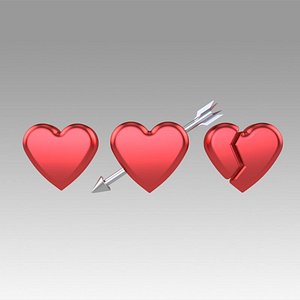 Heart love set