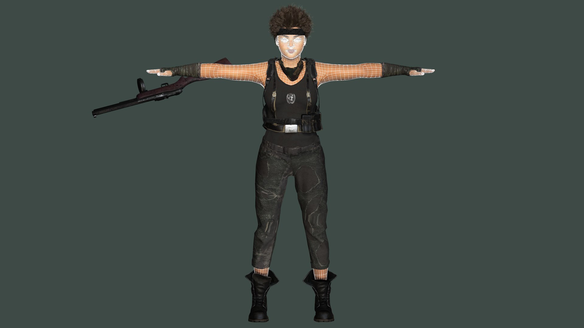 AAA 3D REALISTIC HUMAN CHARACTER -TEENAGE SURVIVOR APOCALYPTIC 2 Model ...