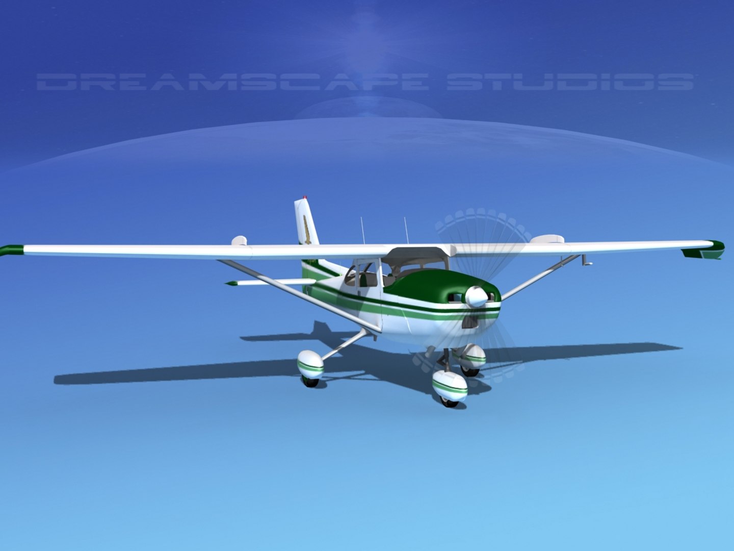 3d Model Cessna 172 Stol Skyhawk