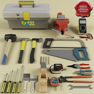 tools vise wire 3d 3ds