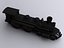Train locomotive lowpoly