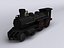 Train locomotive lowpoly