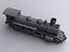 Train locomotive lowpoly