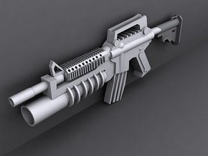 m4 sopmod 3d model