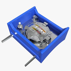 3D model Tank Trailer Manway Box Module