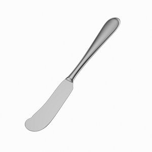 common cutlery butter spreader 3D model