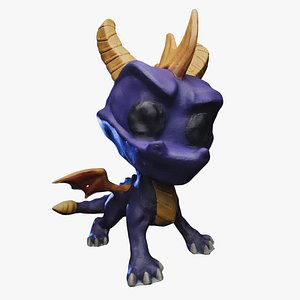 3D Spyro FunkoPop 3D Scan