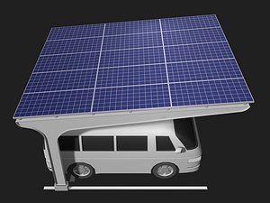 3D Solar carport 25U03