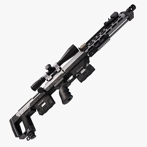 Sniper Rifle DSR-1 3D model