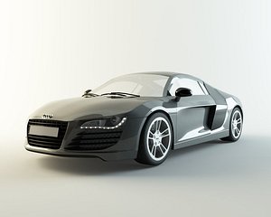 3d audi r8 model