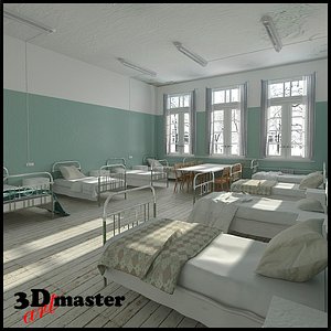 old hospital ward 3D model