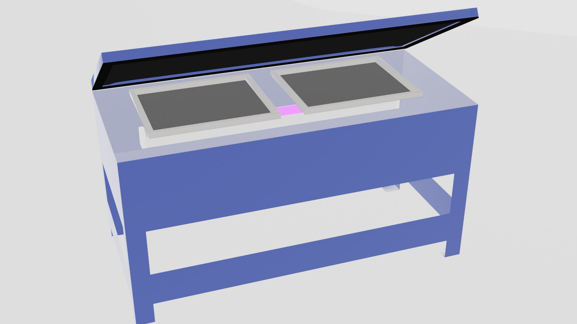 Screen Printing Exposing Unit 3D Model TurboSquid 2046911