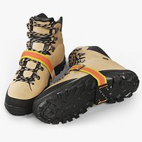 Intrinsically Safe Ice Cleats on Boot