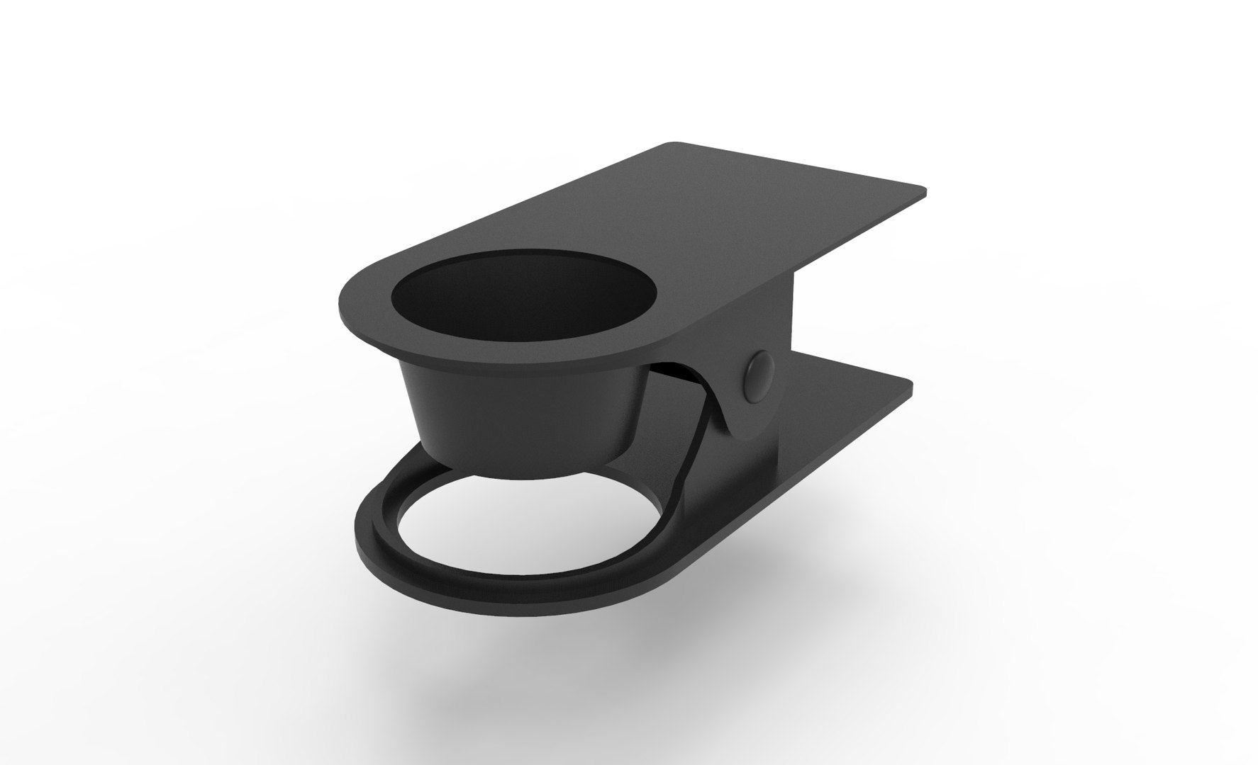 3D Cup Holder Model TurboSquid 2015138