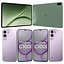 Realme C100i violet et OnePlus Pad 4 brume de sauge